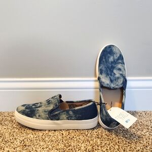 Washed Denim Slip-On Shoes - NWT